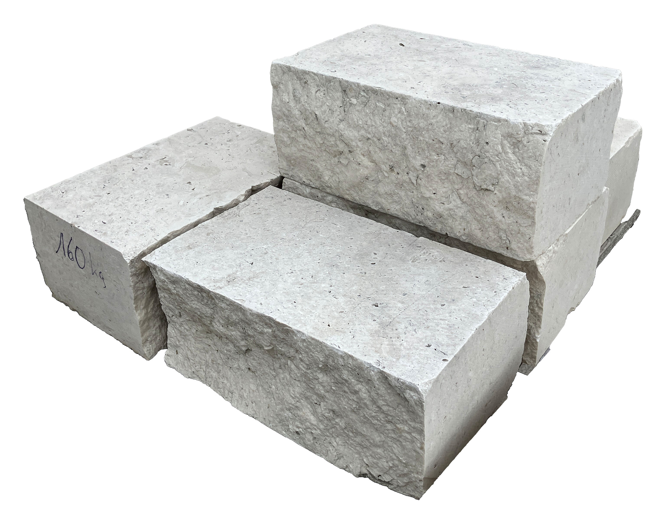 Kroatischer Kalkstein Splitano Mauerstein