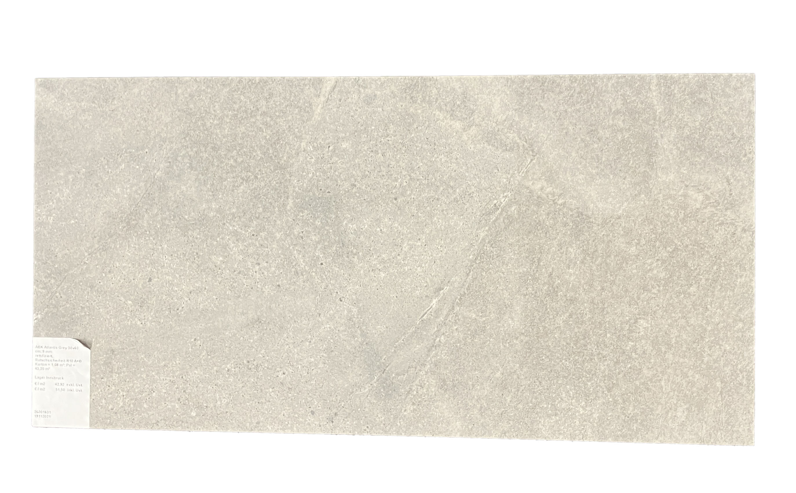 Wand- und Bodenfliese Atlantis Grey 30x60 cm